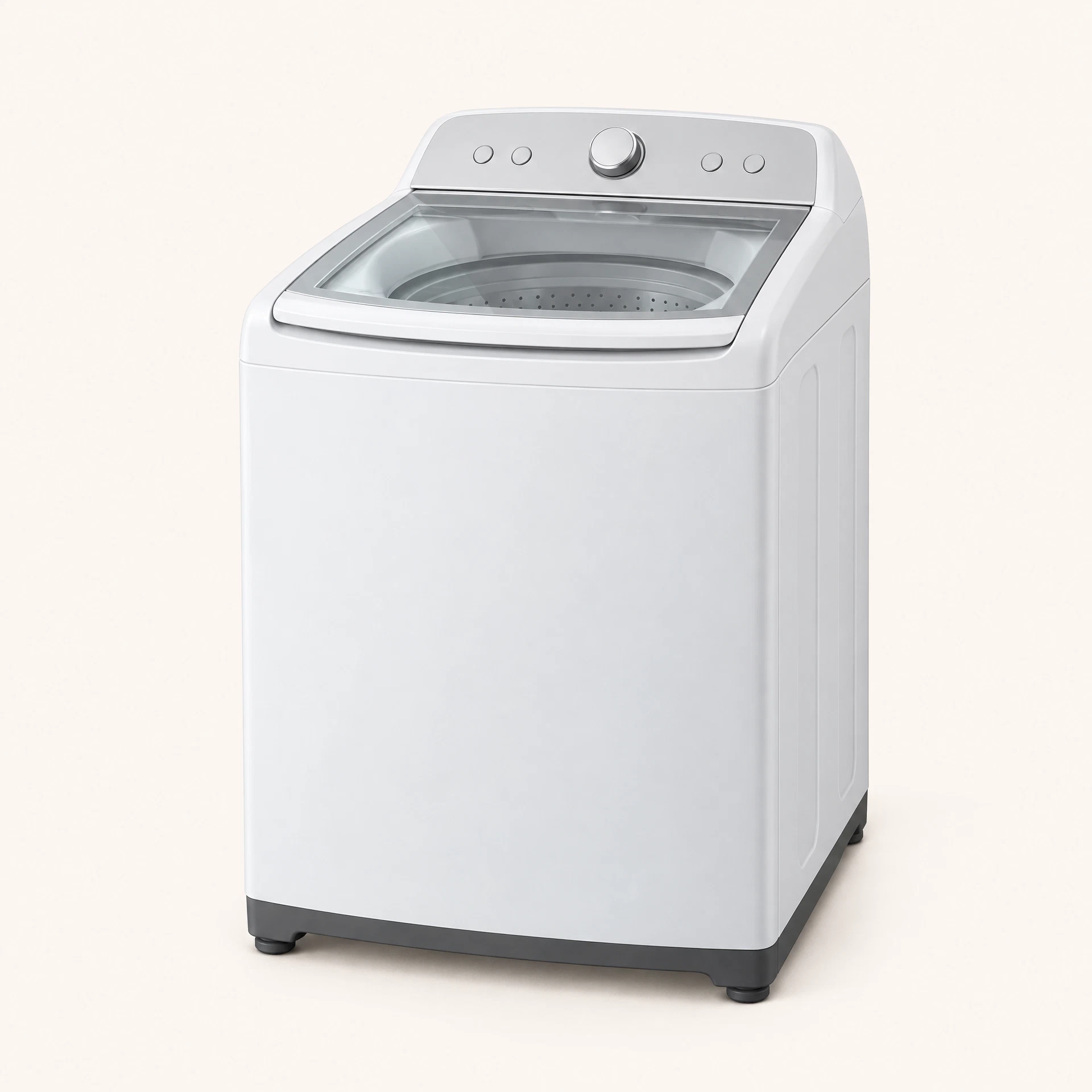 Máquina de lavar branca de 11kg com tampa de vidro